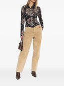 Avavav Spiky Printed Distressed Knit