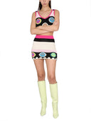 배 로우 미니 스커트