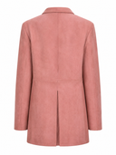 La Rose La Rose Cappotto Camoscio Rosa