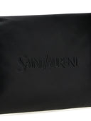 Saint Laurent Logo Padded Clutch Bag
