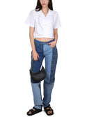 Jeans marins serre en denim