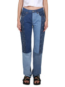 Jeans marins serre en denim
