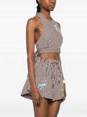 Alemais Sirocco Embroidered Halter Top