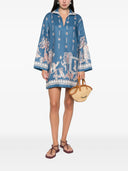 Alemais Acacia Long Sleeve Mini Dress