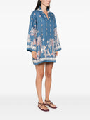 Alemais Acacia Long Sleeve Mini Dress