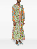 Alemais Orange Blossom Spliced Dress