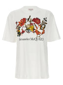Alexander Mcqueen Dutch Flower Print T Shirt
