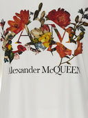 Alexander Mcqueen Dutch Flower Print T Shirt