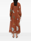 Alemais Laurence Tie Front Shirtdress