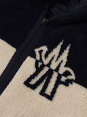 Moncler Grenoble Cardigan zippé bleu clair