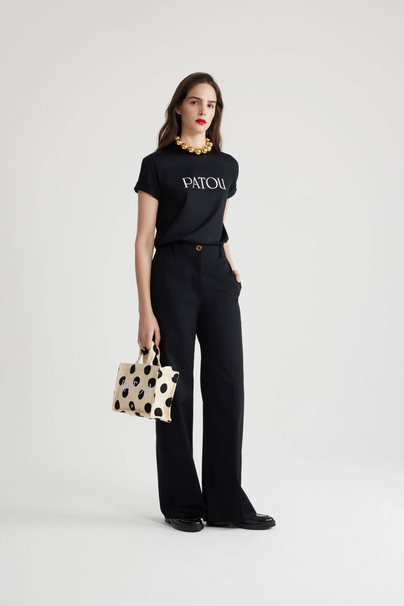 Patou T-shirts en polo's zwart
