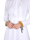 Patou Pleated Shirt Dress