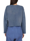 Maison Margiela beskåret sweatshirt