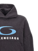 Balenciaga 'Loop Sports Icon' Cropped Hoodie