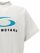 Maglietta a cortola "icona sport loop di Balenciaga