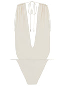 Saint Laurent High Leg One Piece Swimsuit