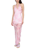 MSGM 실크 쉬폰 드레스