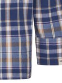 Golden Goose Journey M`s Over Shirt Persis With Patch Pockets Check Cotton