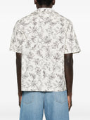 Golden Goose Journey M`s Short Sleeves Boxy Shirt Pasifae Printed Cotton