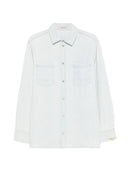 Viaggio dell'Oca d'Oro M`s Camicia over Pedro Pastel Full Sky Wash