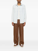 Viaggio dell'Oca d'Oro M`s Camicia over Pedro Pastel Full Sky Wash