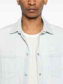 Viaggio dell'Oca d'Oro M`s Camicia over Pedro Pastel Full Sky Wash