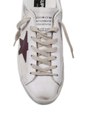 Golden Goose Super Star Leather Upper Toe And Tongue Lather Star And Heel