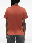 Golden Goose Journey W`s T Shirt Regular Dyed Gauze Jersey Vintage Treatment With Print