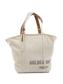 Golden Goose Shopping 24.7 Ew Treated Canvas Body And Leather Detail With Antique Silver Accessories
