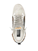 Golden Goose Mid Star Horsy Upper Suede Toe And Spur Leather Star And Heel Laminated Wave