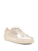 Golden Goose Soul Star Laminated Upper Toe And Tongue Crack Suede Heel