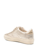 Golden Goose Soul Star Laminated Upper Toe And Tongue Crack Suede Heel