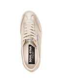 Golden Goose Soul Star Laminated Upper Toe And Tongue Crack Suede Heel