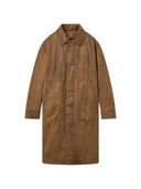 Trench unisex Golden Goose Journey Phil Dettagli in pelle twill cerata