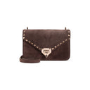 Valentino Garavani Rockstud Suede Small Shoulder Bag