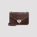 Valentino Garavani Rockstud Suede Small Shoulder Bag