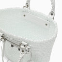 Balenciaga Le Cagole Small White Basket Bag