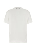 Golden Goose Journey Unisex Reguläres T-Shirt aus Jersey-Tencel mit Flaggendruck