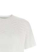 Golden Goose Journey Unisex Reguläres T-Shirt aus Jersey-Tencel mit Flaggendruck
