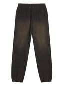 Golden Goose Journey Unisex Jogging Dyed Cotton Fleece Bleaching Effect Wirh Embroidery