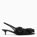 Balenciaga Black Slingback con espoleta de camisa Insertar