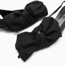 Balenciaga Black Slingback con espoleta de camisa Insertar