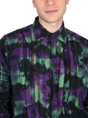 Agujas camisa de tinte desigual