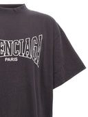 Balenciaga Logo Print T -shirt