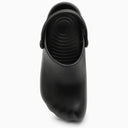 Balenciaga Black Rubber Slip On Sunday Molded