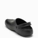 Balenciaga Black Rubber Slip On Sunday Molded