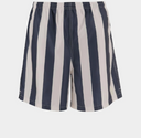 Ami Maillot De Bain Long A Rayures Imprimees