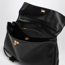 Balenciaga gładka czarna torba z cielęcia duża torba rodeo