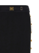 Elisabetta Franchi Gonna Di Maglia Con Cintura