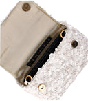 Kurt Geiger Kensington Paillettes Mini White Handtasche